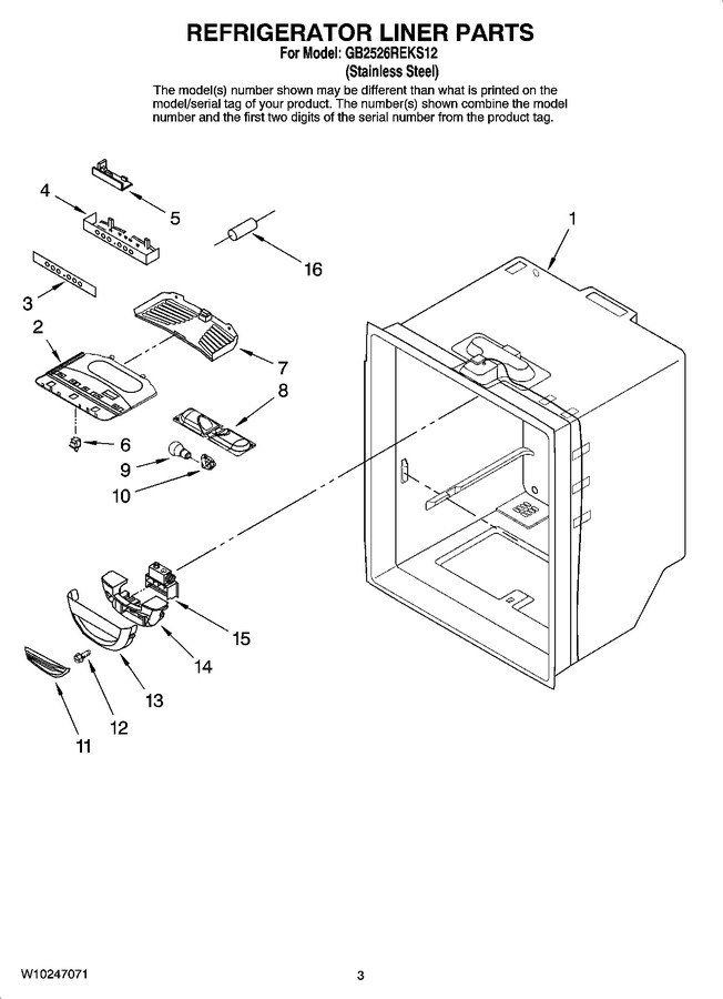 Diagram for GB2526REKS12