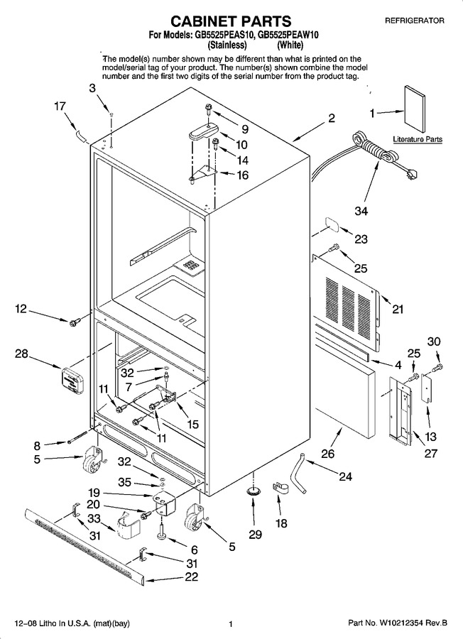 Diagram for GB5525PEAS10