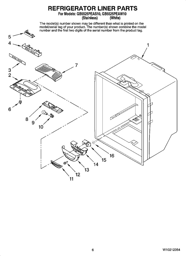 Diagram for GB5525PEAS10