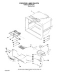 Diagram for 03 - Freezer Liner Parts