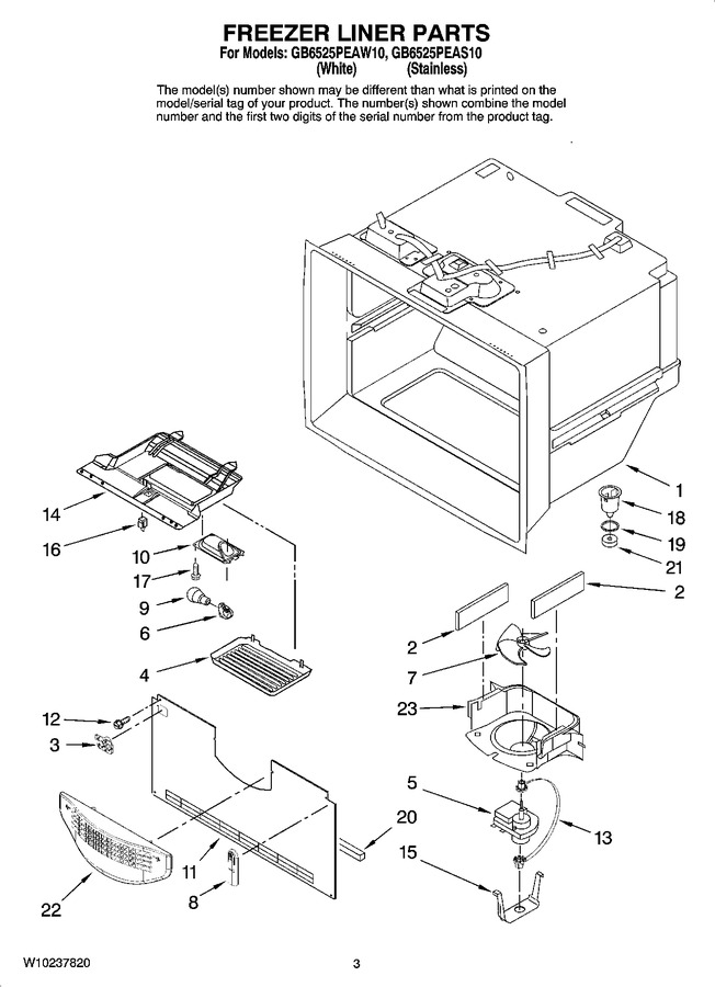 Diagram for GB6525PEAS10