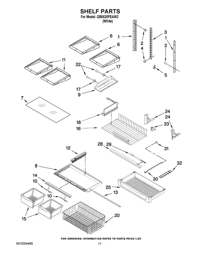 Diagram for GB6525PEAW2