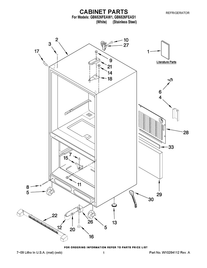 Diagram for GB6526FEAW1