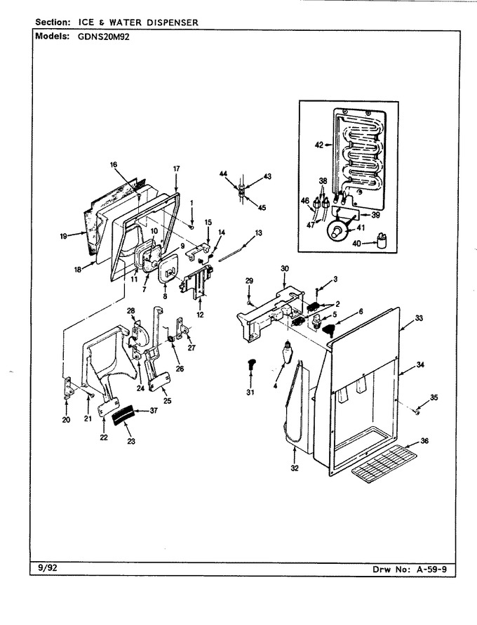 Diagram for GDNS20M92 (BOM: CP10A)