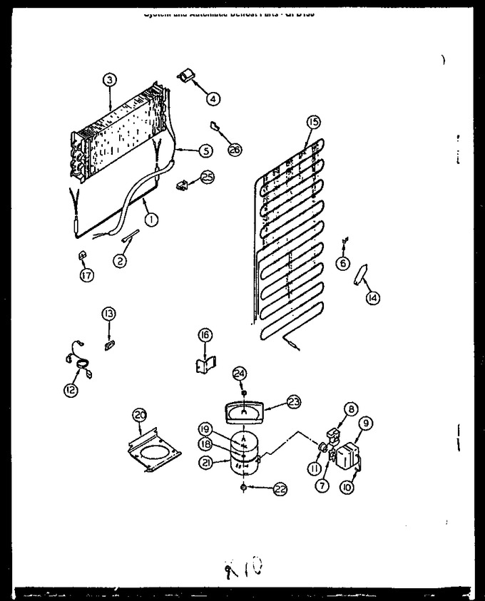 Diagram for GFD190-1W1 (BOM: GFD19001W 1)