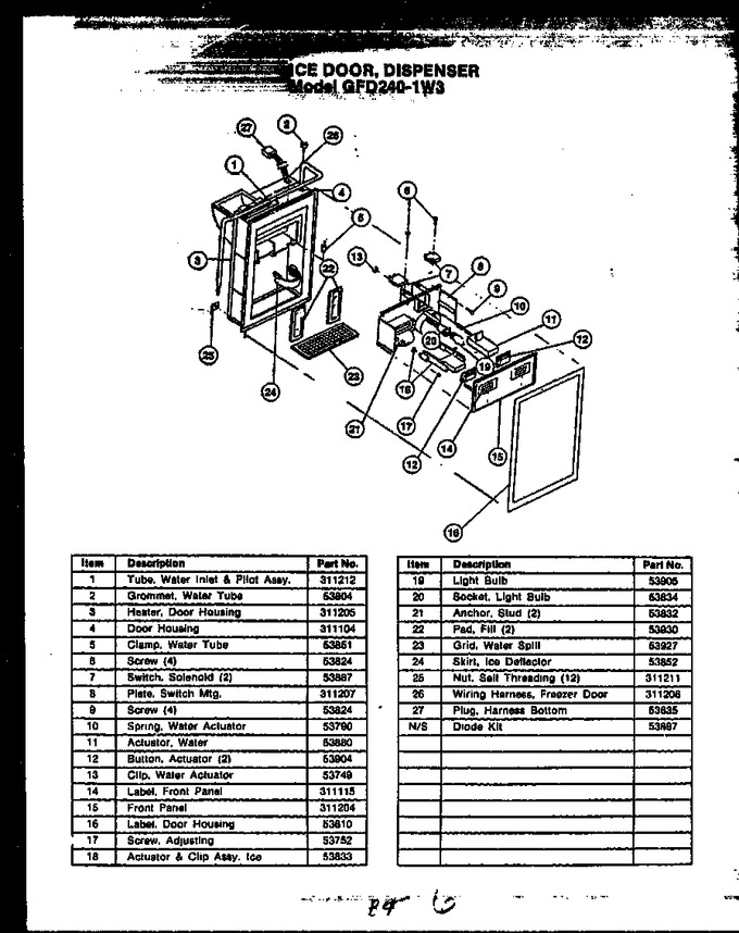 Diagram for GFD240-1L3 (BOM: GFD24001L 3)