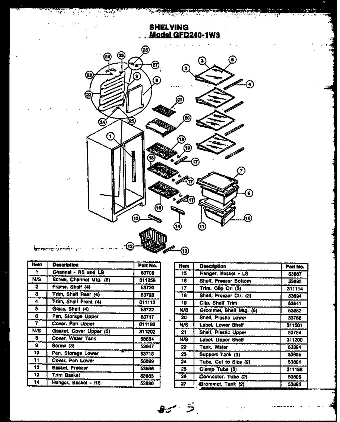 Diagram for GFD240-1L3 (BOM: GFD24001L 3)