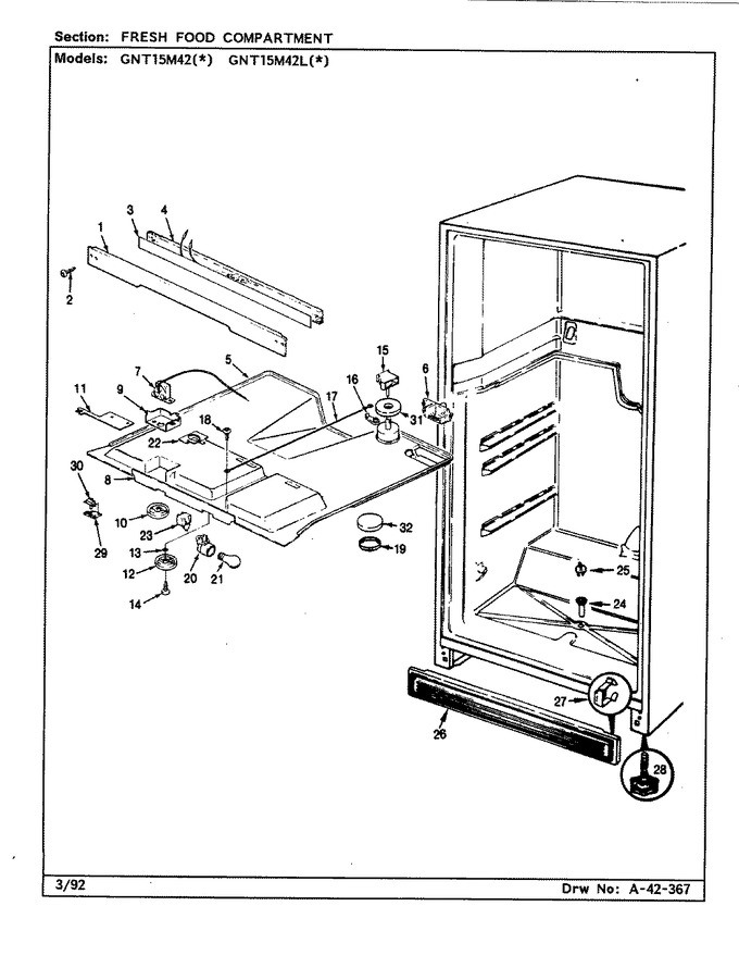 Diagram for GNT15M42L (BOM: BF03C)