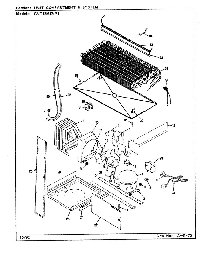 Diagram for GNT15M42A (BOM: CF01A)