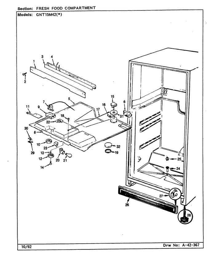 Diagram for GNT15M42A (BOM: CF01A)