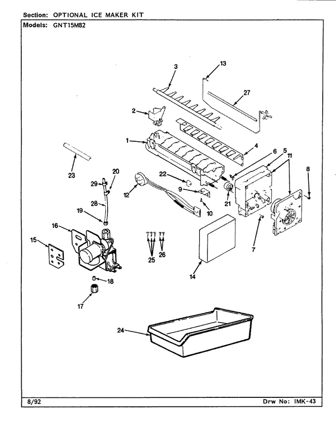 Diagram for GNT15M82 (BOM: CF03A)