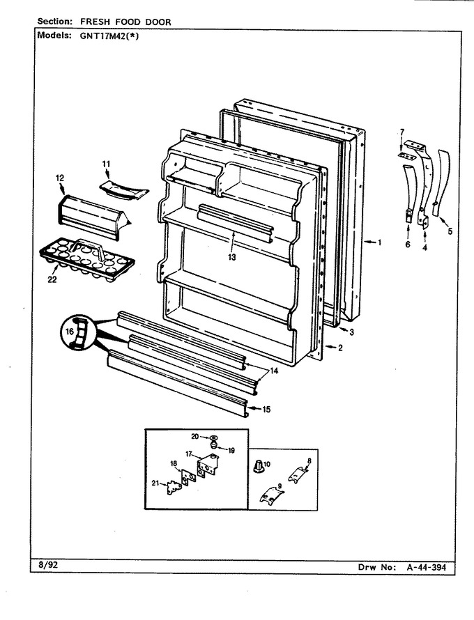 Diagram for GNT17M42 (BOM: CF27A)