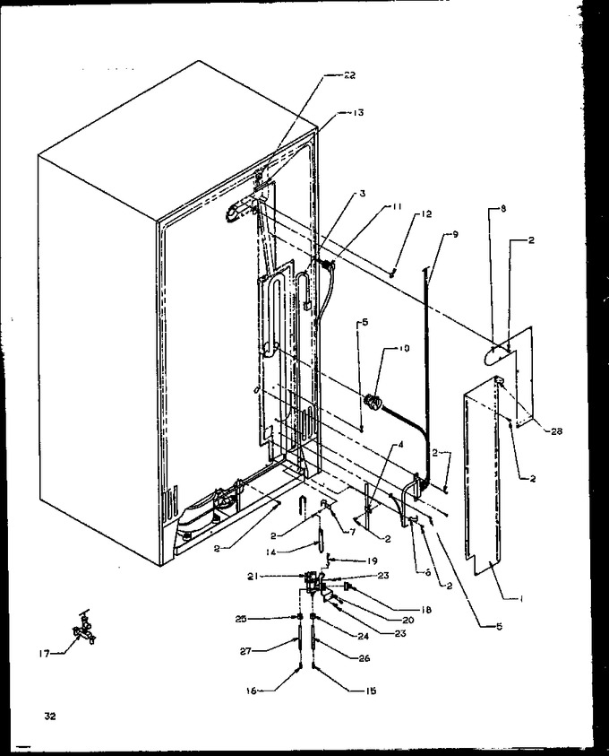 Diagram for GRH2401SW (BOM: P1168101W W)