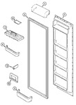 Diagram for 06 - Fresh Food Inner Door