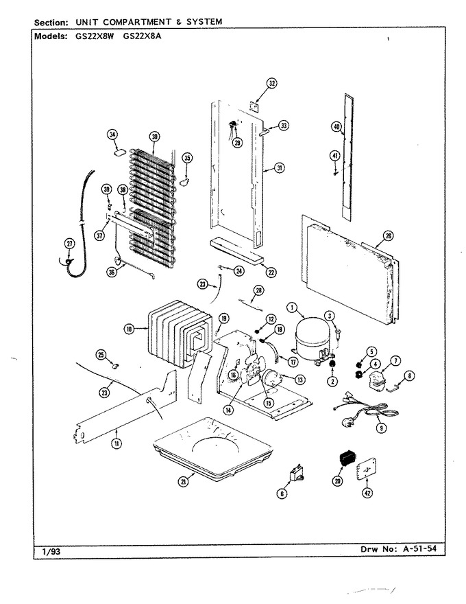 Diagram for GS22X8W (BOM: DR16A)