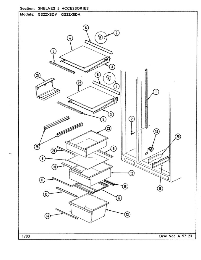 Diagram for GS22X8DV (BOM: DR33B)