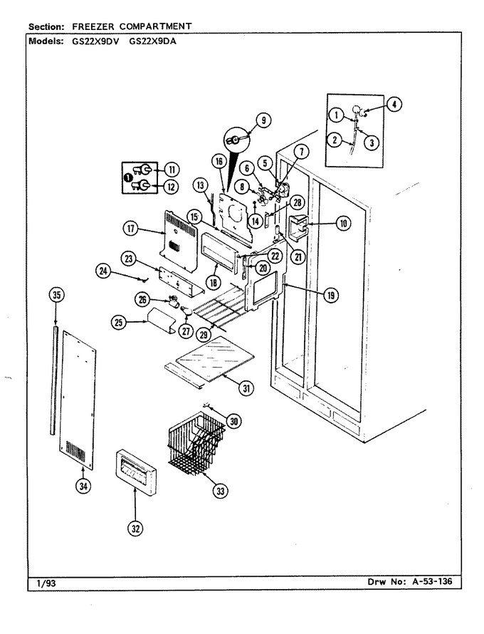 Diagram for GS22X9DA (BOM: DR36A)