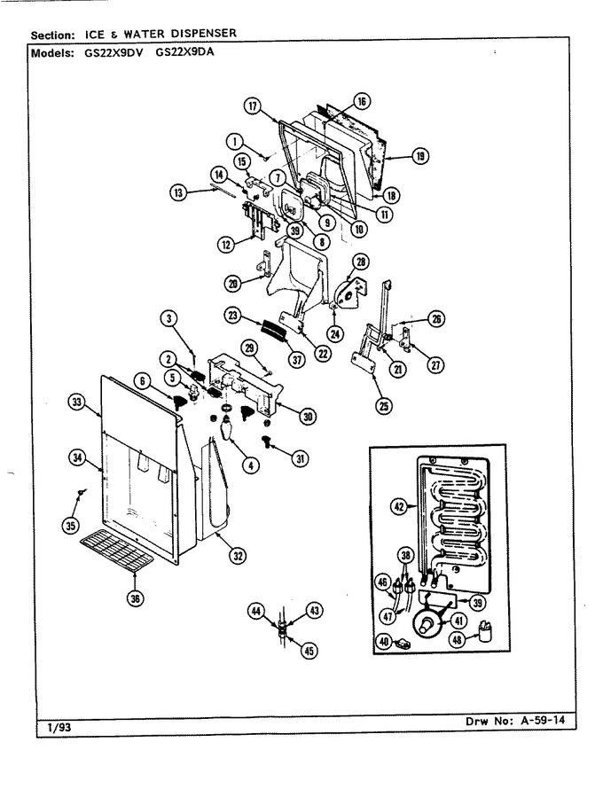 Diagram for GS22X9DA (BOM: DR36A)