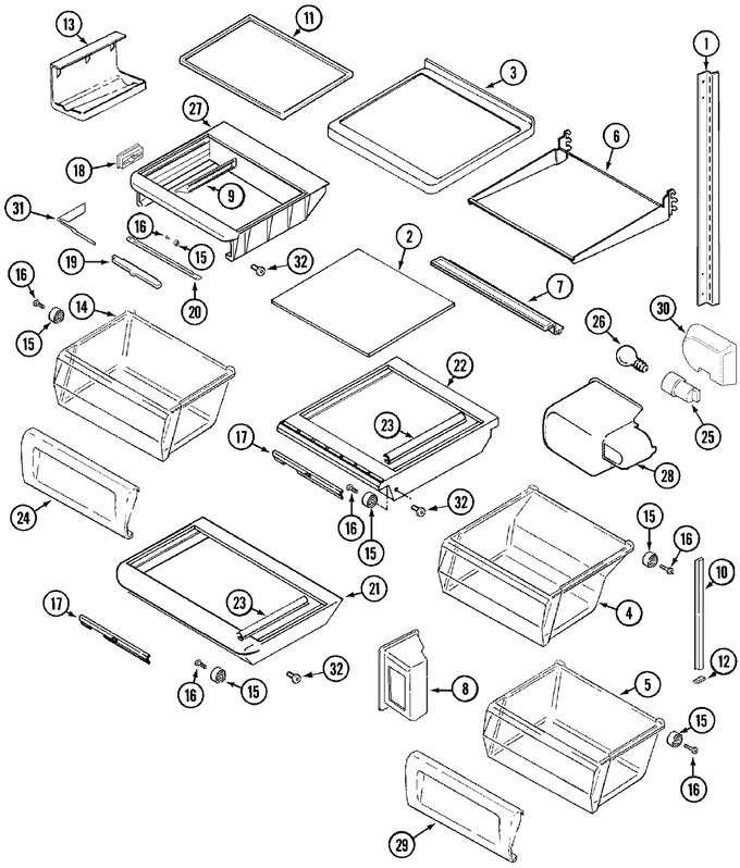 Diagram for GS2327EADW