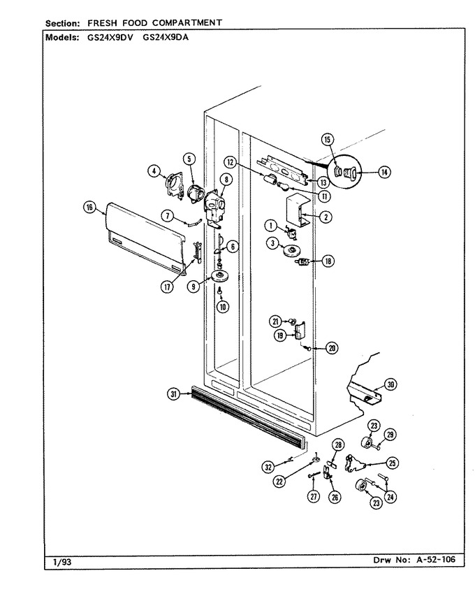 Diagram for GS24X9DA (BOM: DR86A)