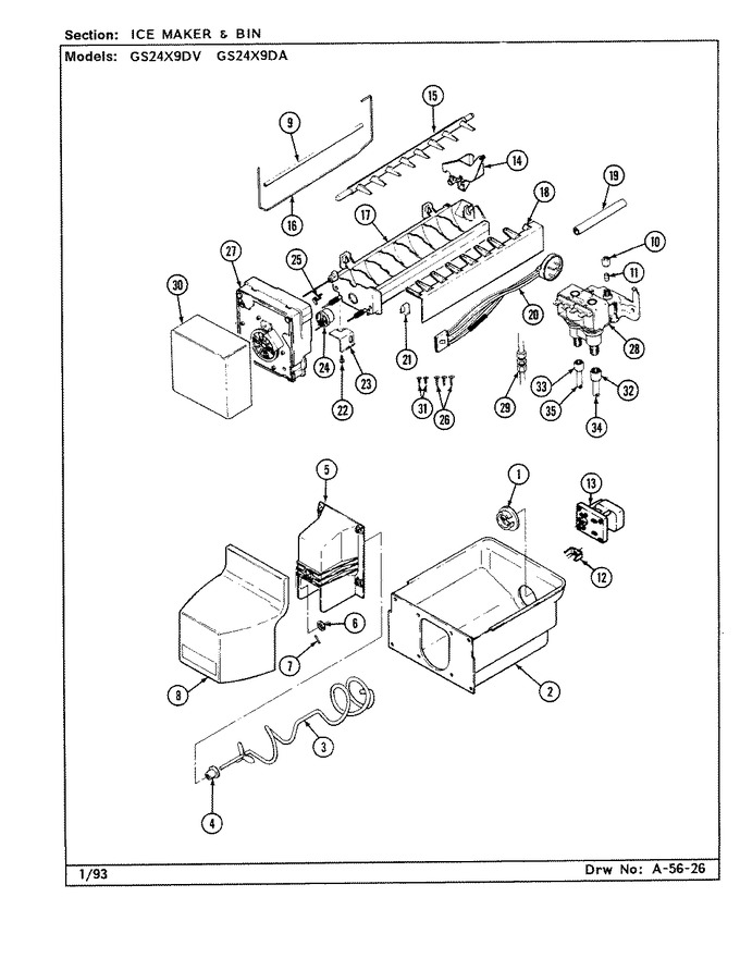 Diagram for GS24X9DA (BOM: DR86A)