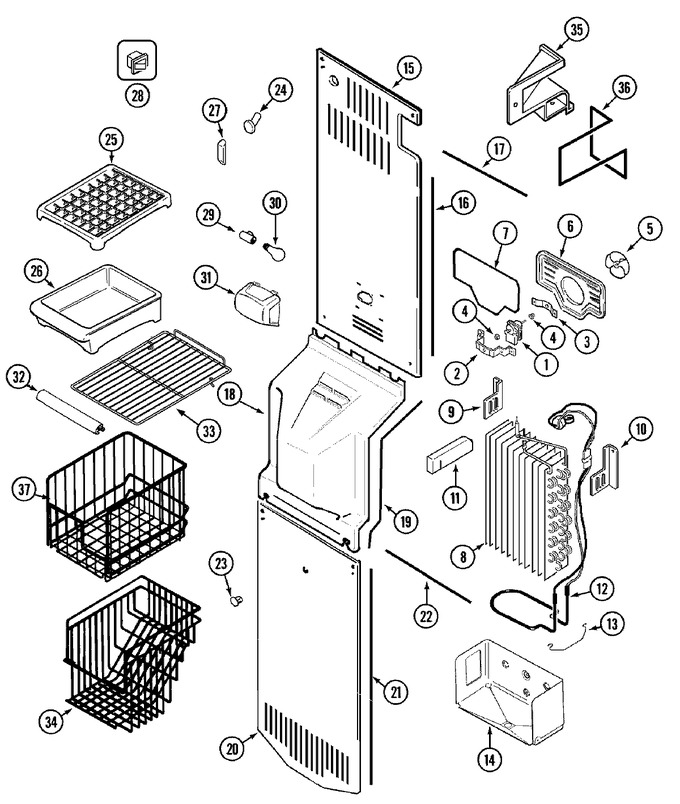 Diagram for GS2588PKDQ
