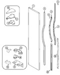 Diagram for 05 - Freezer Outer Door (bisque)