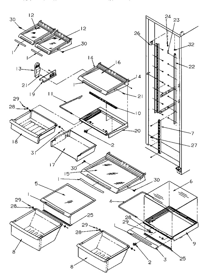 Diagram for GSDE3201SW (BOM: P1190901W W)