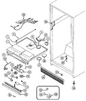 Diagram for 03 - Fresh Food Compartment