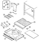 Diagram for 01 - Freezer Compartment