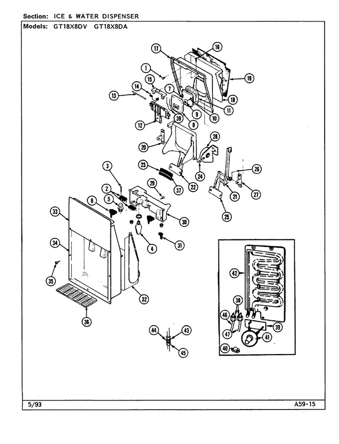 Diagram for GT18X8DV (BOM: DC44A)