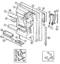 Diagram for 07 - Fresh Food Door