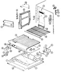 Diagram for 01 - Freezer Compartment