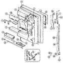 Diagram for 05 - Fresh Food Door