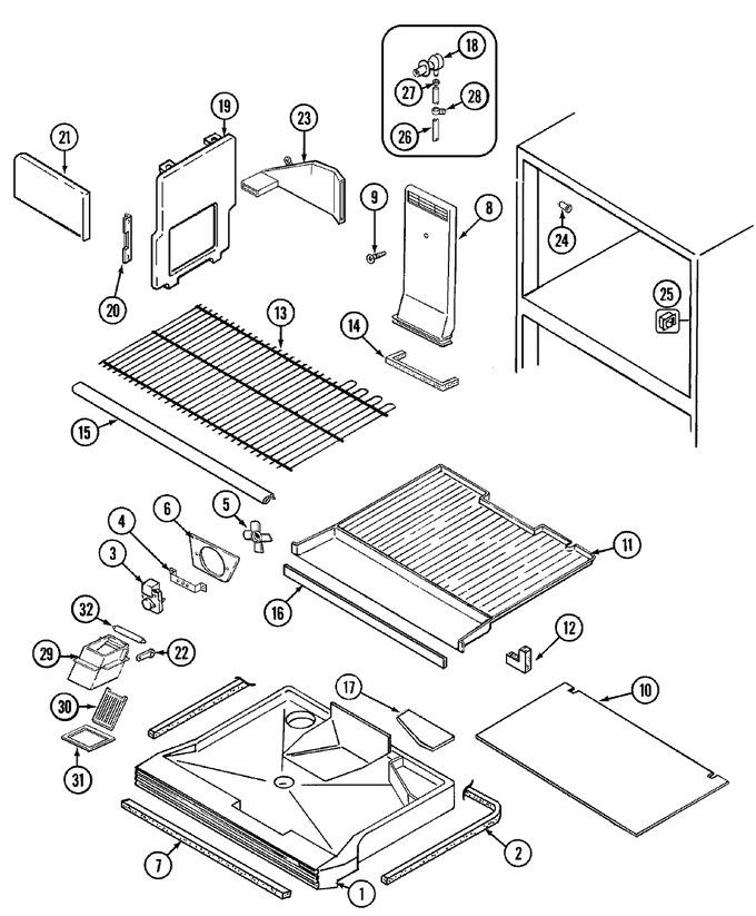 Diagram for GT22X8DA (BOM: DC88A)