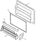 Diagram for 06 - Freezer Inner Door