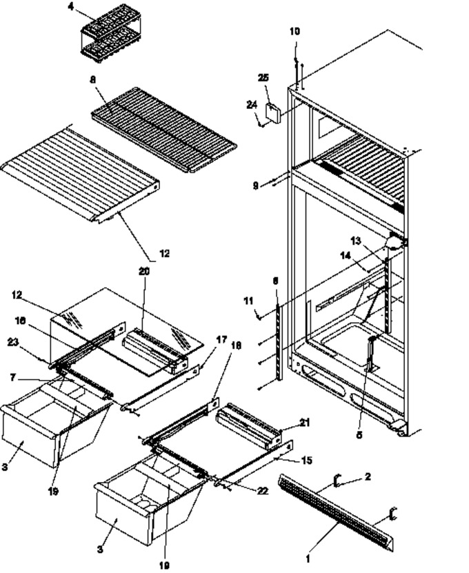 Diagram for GTG21B2L (BOM: P1193004W L)