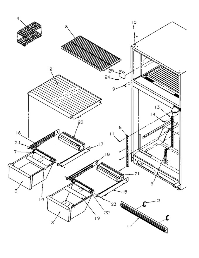 Diagram for GTW21B2W (BOM: P1192901W W)