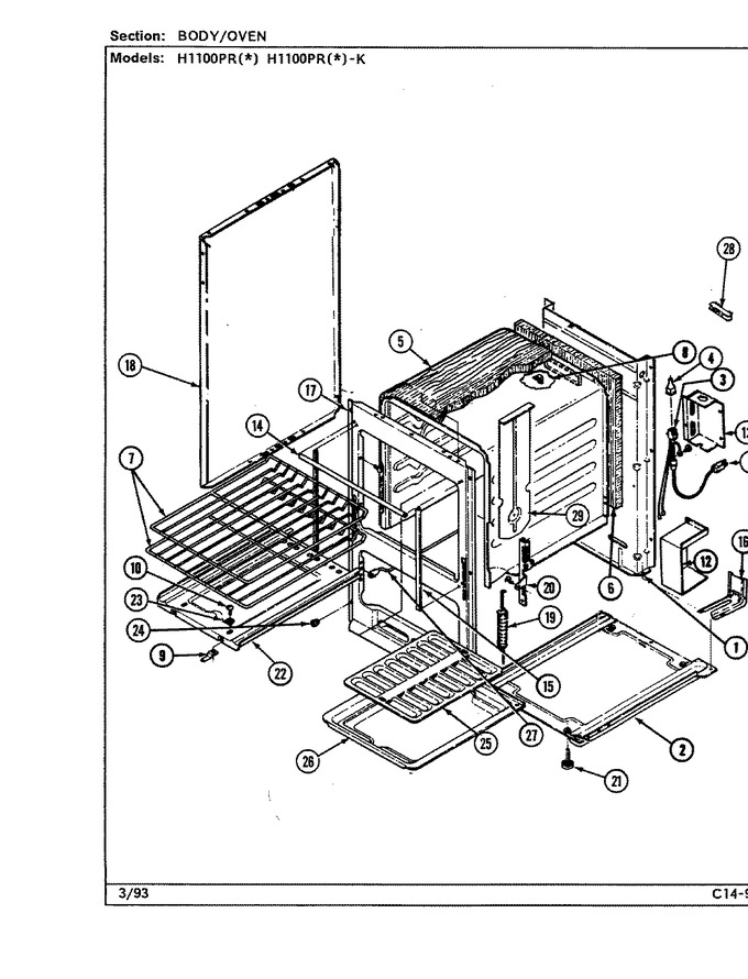Diagram for H1100PRA-K