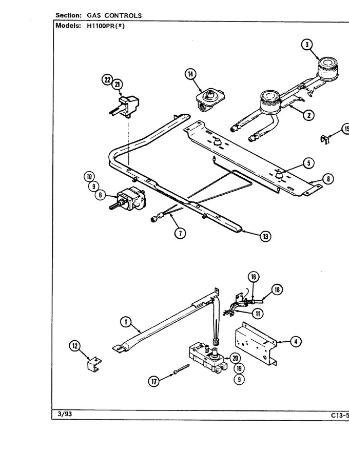 Diagram for H1100PRW