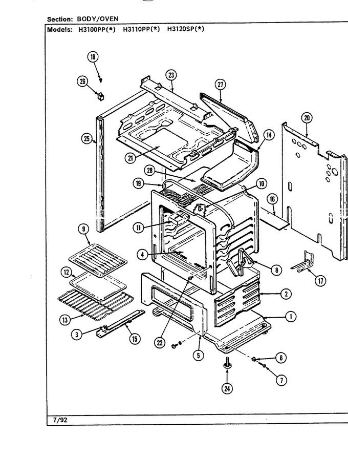Diagram for H3100PPA