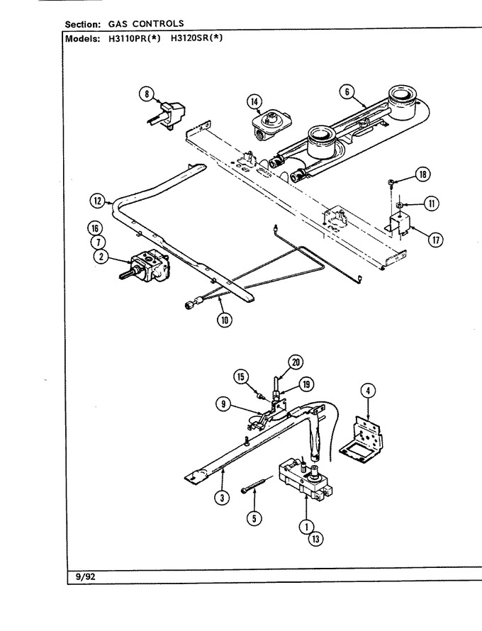 Diagram for H3110PRW
