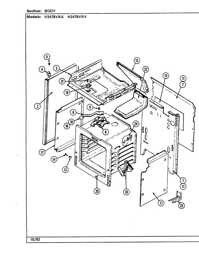 Diagram for H3478VRV
