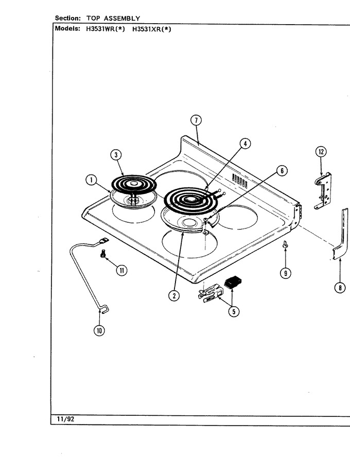 Diagram for H3531XRA