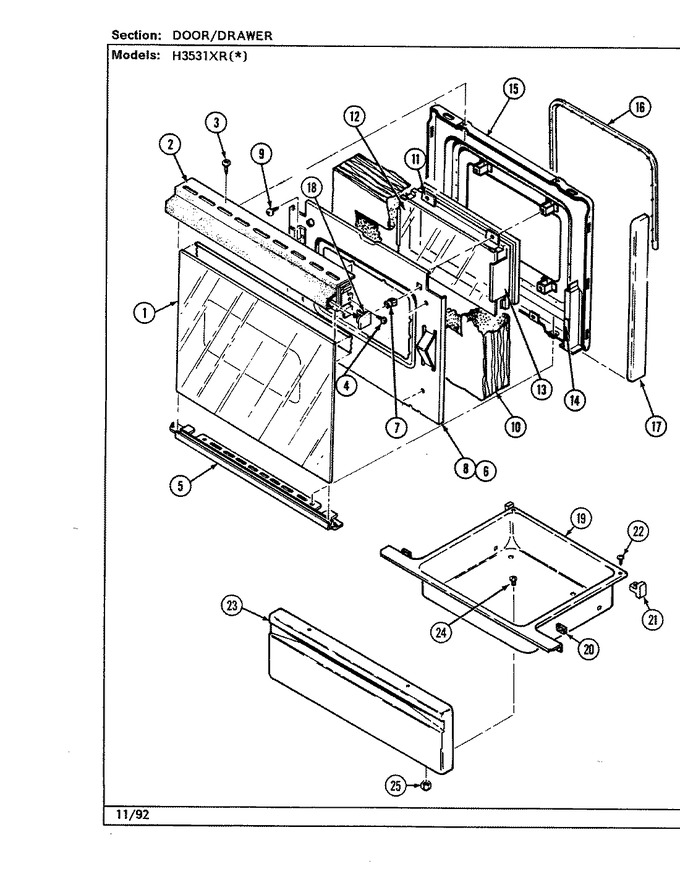 Diagram for H3531XRW