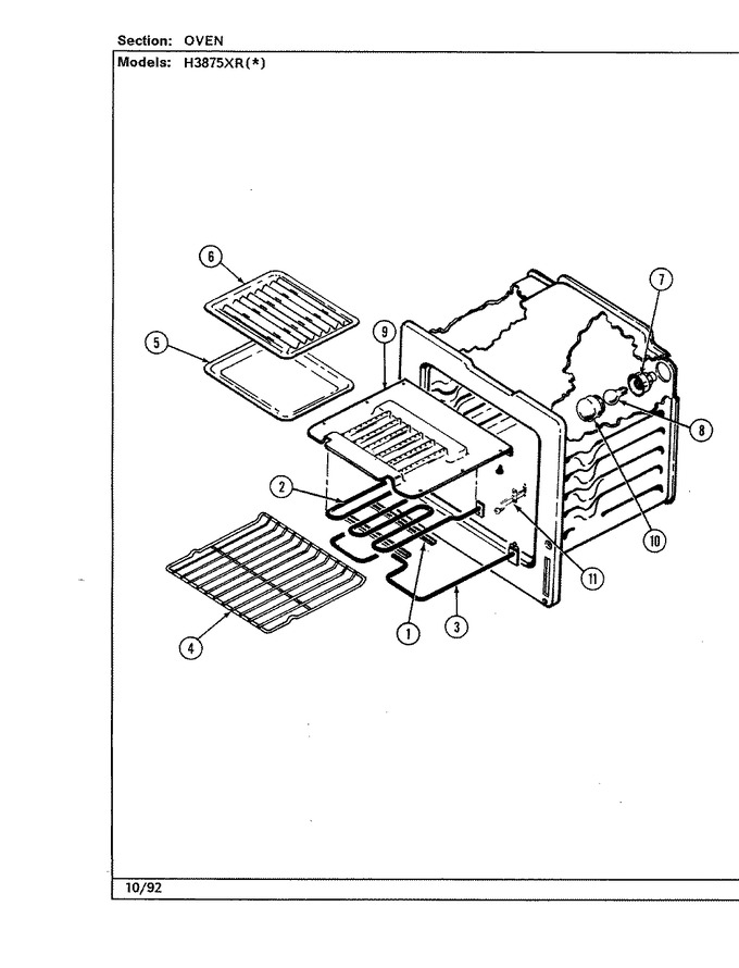 Diagram for H3875XRW