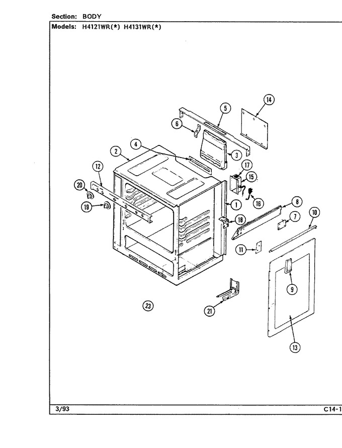 Diagram for H4131WRW