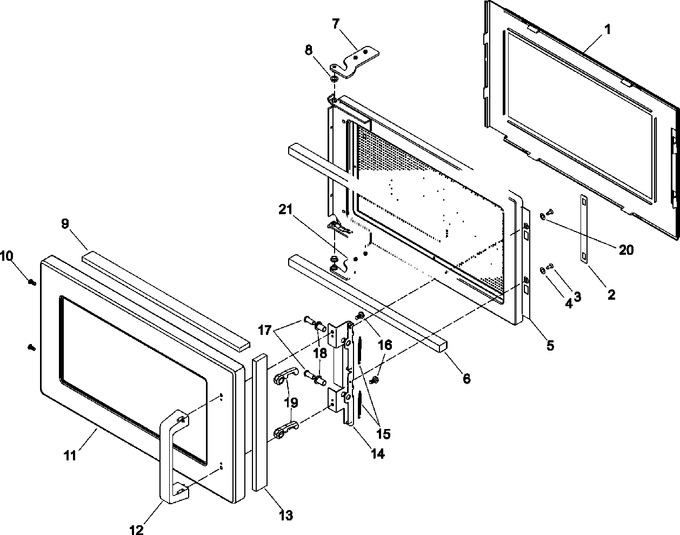 Diagram for HDC21RB (BOM P1330508M)