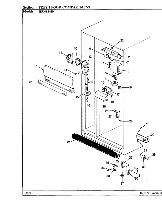 Diagram for HRNS2419A (BOM: BP88A)