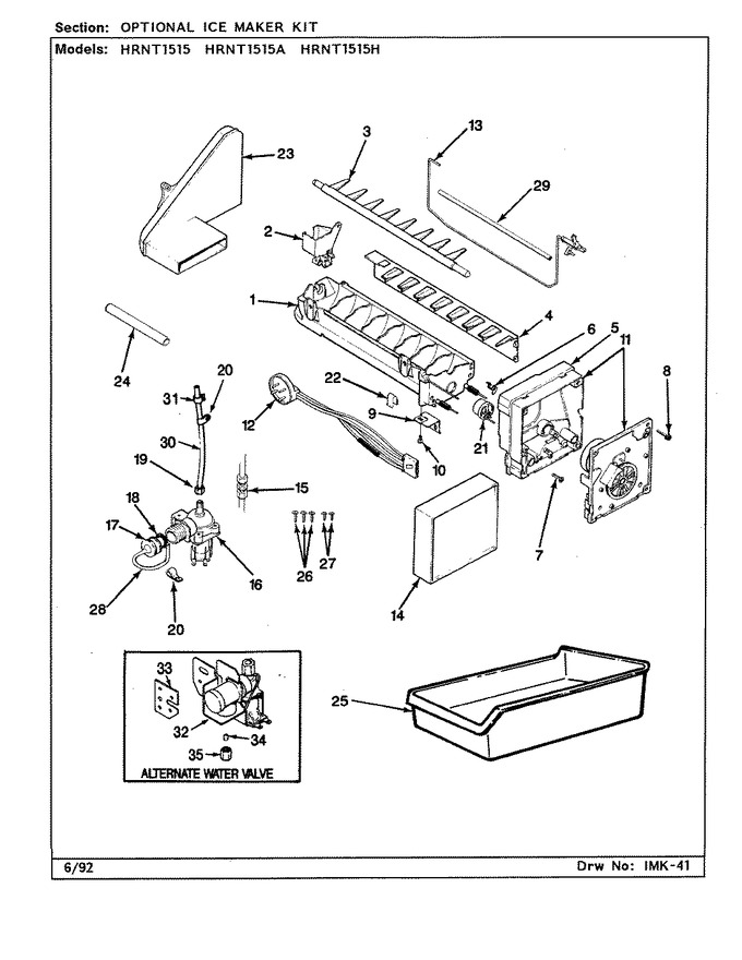 Diagram for HRNT1515H (BOM: BF11F)
